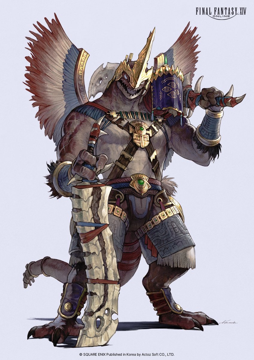 “알지 못하기에 싸우고……
알기에 인연을 맺는다.”

#미지와의해후 업데이트에 앞서 #연왕굴루쟈쟈👑의 일러스트를 공개합니다.

#파이널판타지14 #파판14