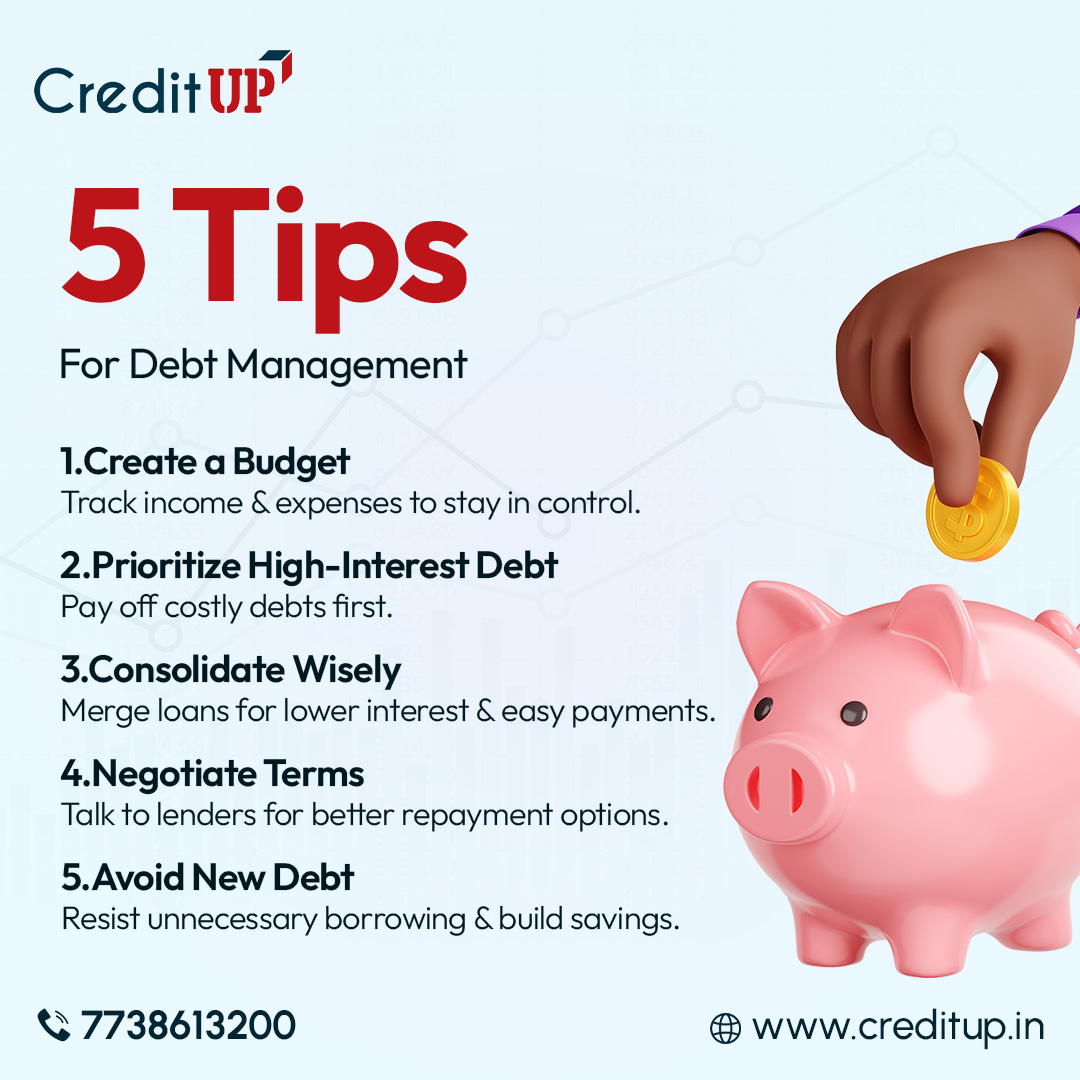 CreditupIndia's tweet photo. 🔹 Smart Debt Management = Stress-Free Life! 🔹

Are multiple loans &amp; EMIs draining your peace of mind? Credit Up helps you manage debt efficiently, improve your credit score, and regain financial control. 💳💰

#DebtFreeLife #CreditUp #FinancialFreedom #LoanSolutions https://t.co/t3IhO28lDB
