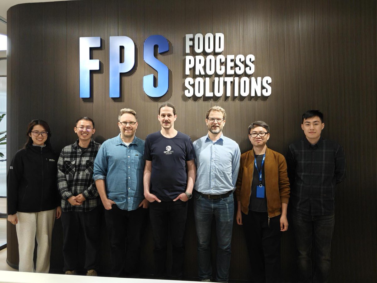 OptiCept's tweet photo. Teamwork at its best!
OptiCept & FPS are unlocking new possibilities in the food sector with our cutting-edge OPTICEPT® S7 – a next-gen PEF unit designed for solid foods.
🔗 Learn more: https://t.co/6YZwjODKxO
#FoodTech #Innovation #PEF #SolidFoods #FutureOfFood https://t.co/VWm37Kn0Vb