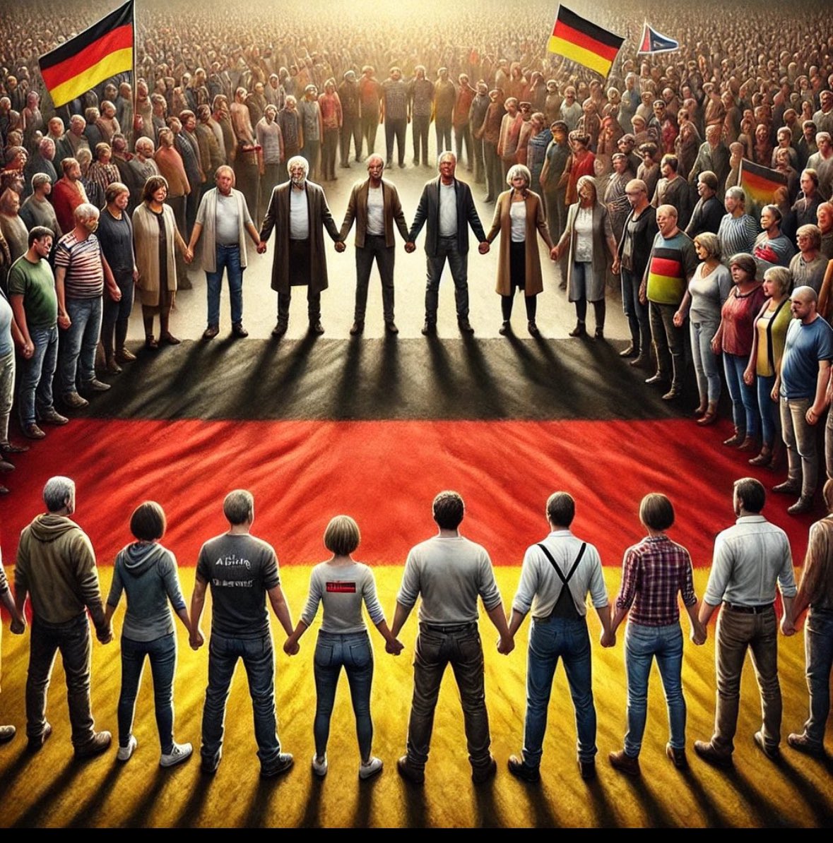 Guten Morgen Patrioten und Frens 🫂
Wir müssen uns weiter an den Händen halten und stark für unsere <a href="/AfD/">AfD</a> sein. 
Auch wenn der Wahlkampf vorbei ist, braucht unsere Partei immer Rückendeckung von uns. 💙🇩🇪👊🏽🇩🇪💙
Lasst uns weiter wachsen, neue Patrioten sind herzlich willkommen!
