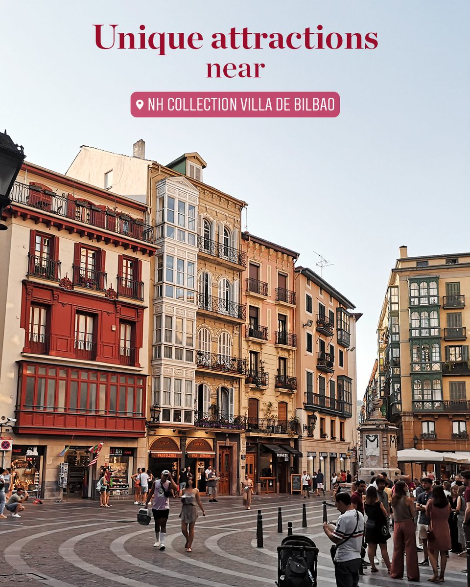 nhcollection's tweet image. Bilbao is full of surprises! ✨ Explore the city's unique attractions just steps away from NH Collection Villa de Bilbao. Adventure awaits!​

#NHCollection #NHCollectionExperience #FebruaryDestinations #Bilbao #Uniqueattractions