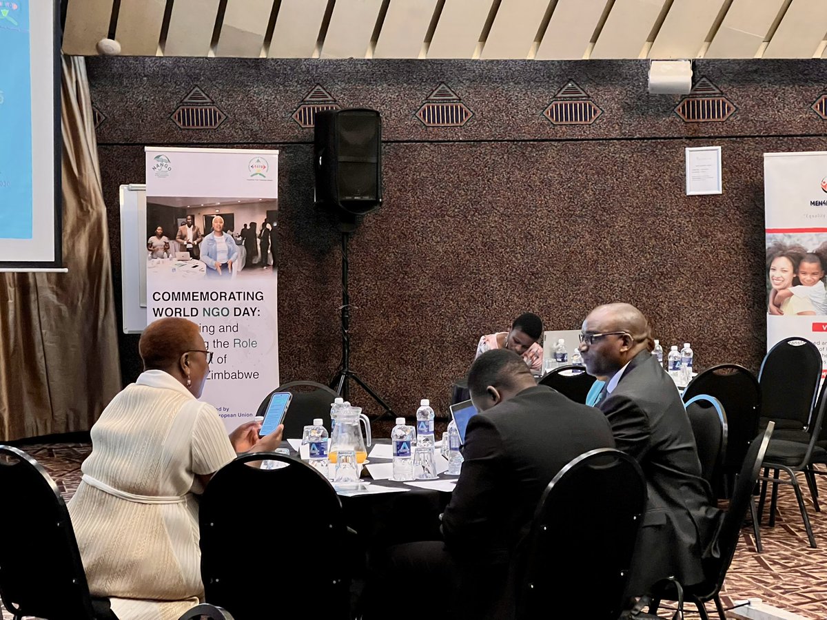 nangozimbabwe's tweet photo. Today, we celebrate the incredible work of NGOs in Zimbabwe at the 2nd CSO Symposium, commemorating #WorldNGODay! 🇿🇼✨ In partnership with @NAYOZimbabwe & with support from @EUinZimbabwe, we unite under the theme: “Strength in Solidarity: Celebrating NGOs Impact & Building Financial Sustainability.” 💡💪 #ChangingTheNarrative #CivicSpaceMatters #CSOSymposium2025