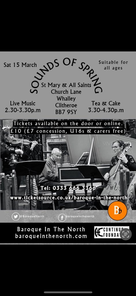 Coming up! Thanks <a href="/ContinuoFndn/">Continuo Foundation</a> for enabling these 🎶baroqueinthenorth.com/events/