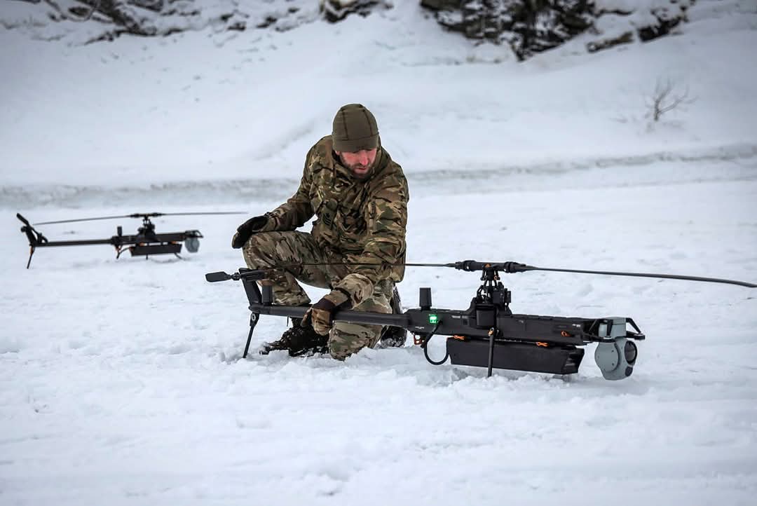 UK Commando Force Operations (@commando_ops) on Twitter photo Ghost UAS in Norway.
These single-rotar drones are being trialled by 700X NAS with the Armed Support Group <a href="/CdoLogRegt/">Commando Logistic Regiment</a> to scout routes and identify vulnerable points.
For more: royalnavy.mod.uk/organisation/uโฆ Ghost UAS in Norway.
These single-rotar drones are being trialled by 700X NAS with the Armed Support Group <a href="/CdoLogRegt/">Commando Logistic Regiment</a> to scout routes and identify vulnerable points.
For more: royalnavy.mod.uk/organisation/uโฆ