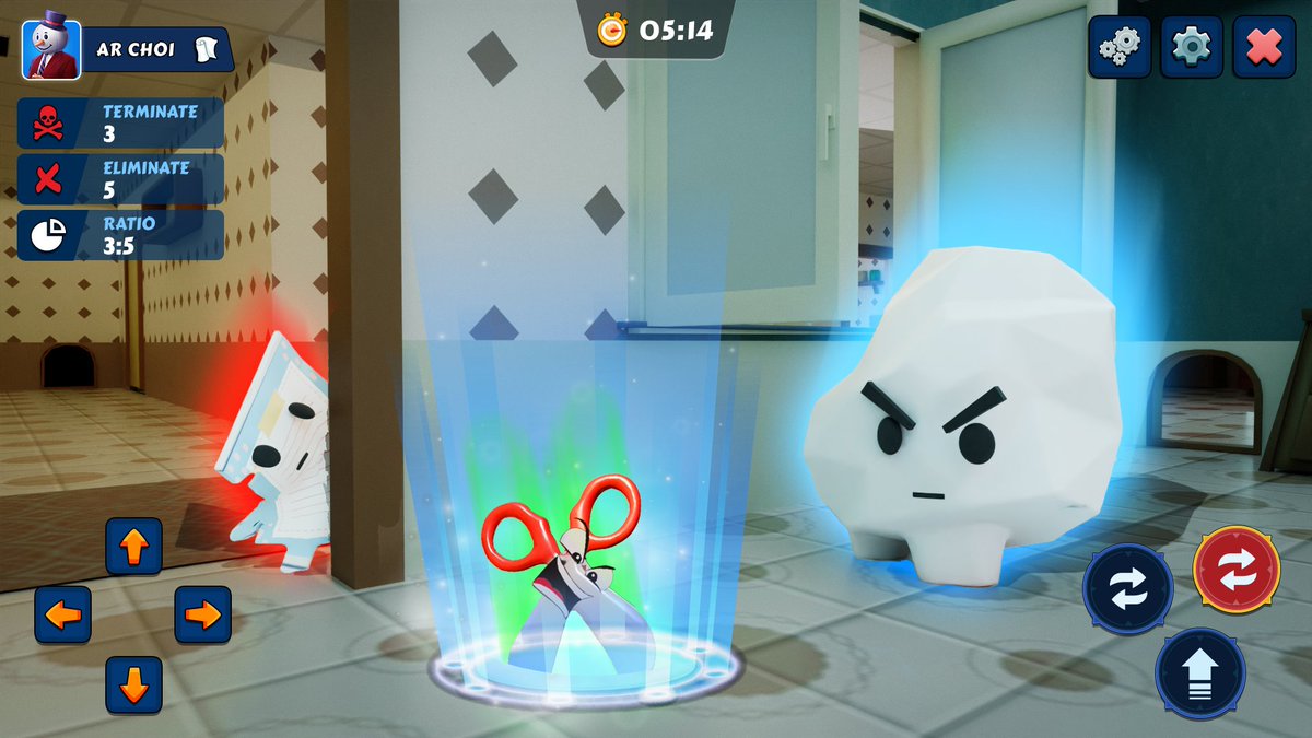 deeedevs's tweet image. Which one is your favorite?   

🗿 Rock Rage – The unstoppable force!
📄 Paper Phantom – The sneaky strategist!
✂️ Scissor Striker – The swift slasher!

Drop a comment below with your favorite champion! ⬇️

#GameCommunity #GamingFun #IndieGames #PollTime #HaveFun #GameBattle