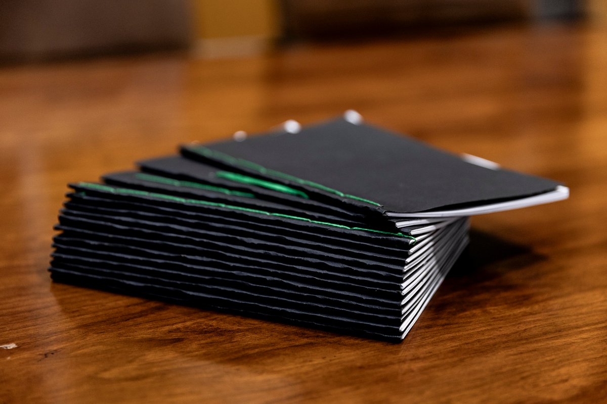 <a href="/CSIRICC/">CSIR ICC</a> Team has created notebooks from recycled material - this initiative serves as an ongoing CSIR ICC social responsibility programme. A branded donation box in its foyer to encourage visitors to donate their conference materials or surpluses.
#csiricc
#wheresmartmindsmeet