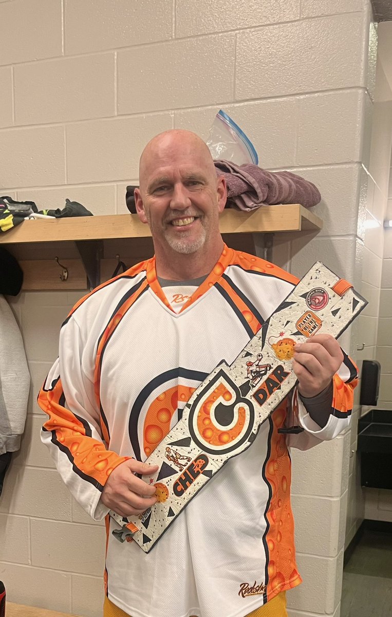 With a come from behind win, helping get the rally going with a beauty tip in,  our #Cheddar player of the game was #Trev

🧀 🏒 🥅