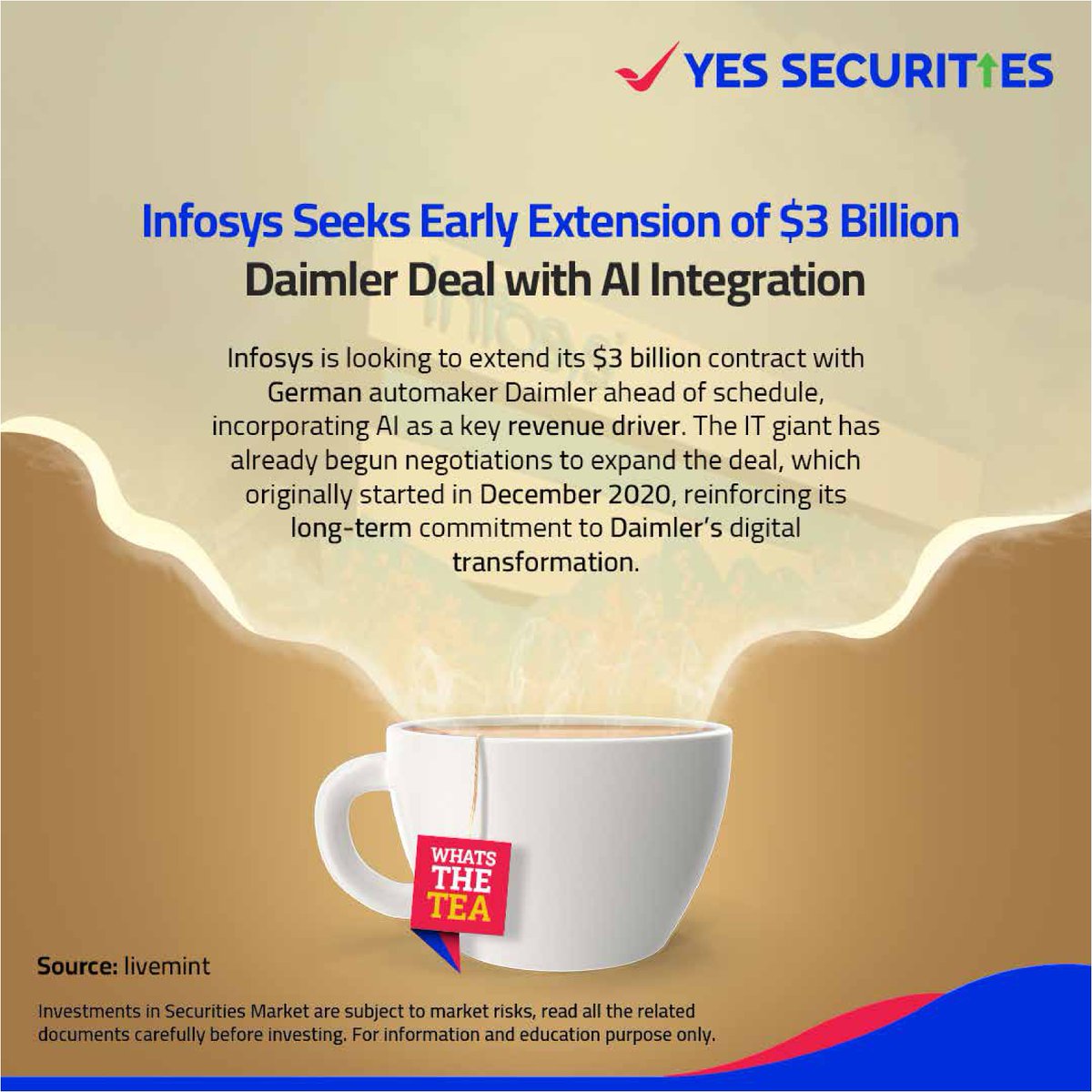 yessecurities's tweet photo. Here's the tea of the week, catch you with some more later.☕
Disclaimer: https://t.co/1MukXOZ1XQ
#YESSECURITIES #ChoiceoftheWize #WhatsTheTea #WeeklyNews #News #WeeklyWrap #NewsUpdate https://t.co/1BbbOjWhs2