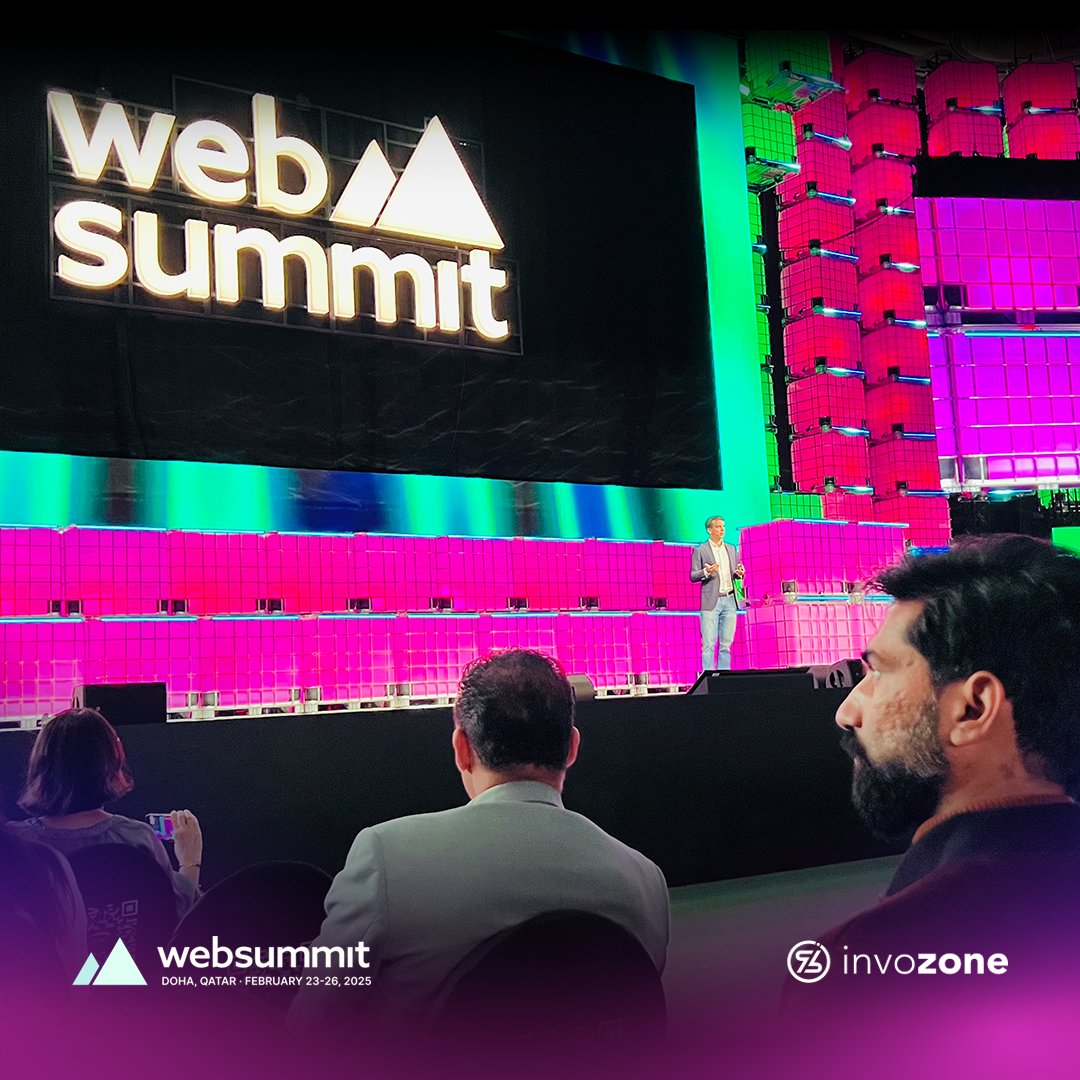 Day 4 at Web Summit Qatar 2025, and we're still on cloud nine!

#InvoZone #WebSummit2025 #Day4 #AIRevolution #BlockchainInnovation #FutureOfTech #DigitalTransformation #NextGenTech