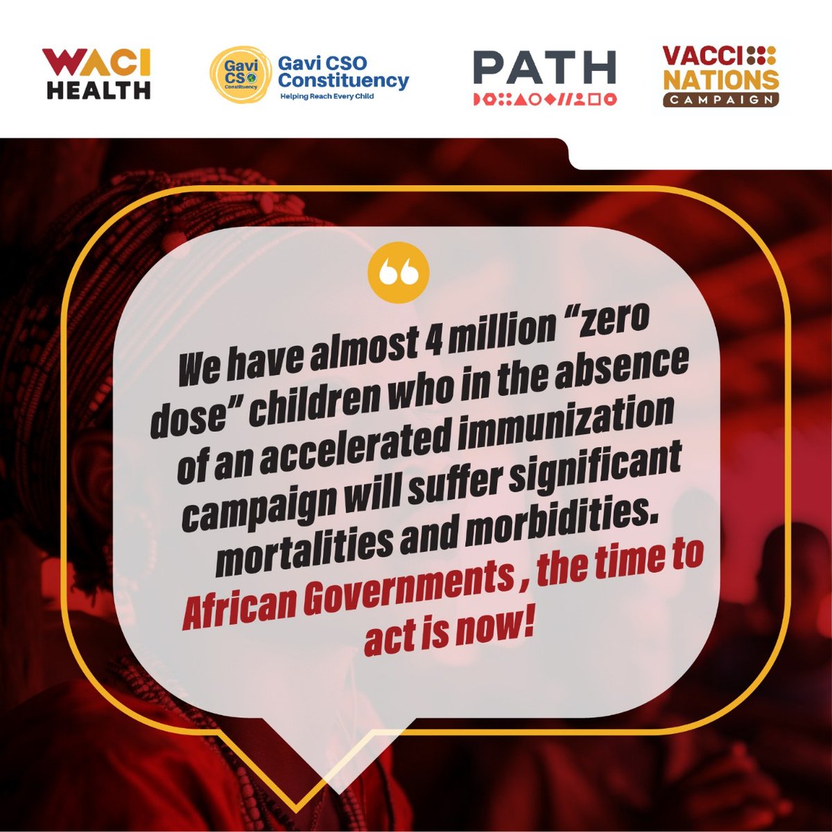 Leonidah 😍 Ayuma😍 (@leujonson) on Twitter photo We have almost 4 million Zero dose children who in the absence of an accelerated immunization campaign will suffer significant mortalities and morbidities.’ Federal Technical Advisor—Immunization
#TheVaccinationsCampaign
<a href="/PATHtweets/">PATH</a>
<a href="/WHOAFRO/">WHO African Region</a>
<a href="/WACIHealth/">WACI Health</a>
<a href="/gavi_csos/">Gavi CSO Constituency</a> We have almost 4 million Zero dose children who in the absence of an accelerated immunization campaign will suffer significant mortalities and morbidities.’ Federal Technical Advisor—Immunization
#TheVaccinationsCampaign
<a href="/PATHtweets/">PATH</a>
<a href="/WHOAFRO/">WHO African Region</a>
<a href="/WACIHealth/">WACI Health</a>
<a href="/gavi_csos/">Gavi CSO Constituency</a>