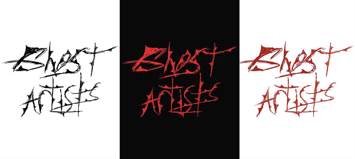 Messy Type Logo Concept for <a href="/GhostArtists/">Ghost Artists</a> 

Entry for #GA25

Full Project: behance.net/gallery/220237…