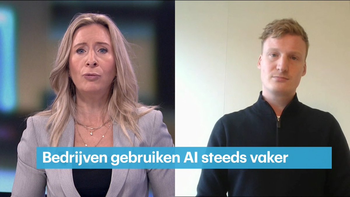 Vanmorgen in het <a href="/RTLZ/">RTL Z</a> nieuws: het gebruik van AI door Nederlandse bedrijven neemt toe.

Terug te zien via rtl.nl/nieuws/uitzend…