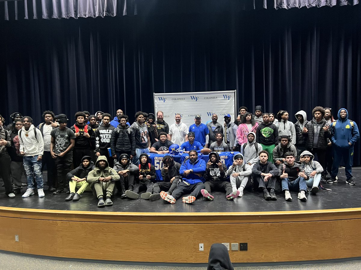 Nick Leftwich (@coachnleftwich) on Twitter photo Congratulations to the following young men for officially signing to play football and continue their academic careers at the next level!
#50, <a href="/Moorman4Alex/">Alex Moorman</a> (Virginia Union)
#7, <a href="/gray_omarza/">Omarza Gray</a> (Ferrum)
#9, <a href="/FurgusonKron/">Kron Furguson</a> (FUMA)
1-0
ATTITUDE
#FlemingFootball Congratulations to the following young men for officially signing to play football and continue their academic careers at the next level!
#50, <a href="/Moorman4Alex/">Alex Moorman</a> (Virginia Union)
#7, <a href="/gray_omarza/">Omarza Gray</a> (Ferrum)
#9, <a href="/FurgusonKron/">Kron Furguson</a> (FUMA)
1-0
ATTITUDE
#FlemingFootball