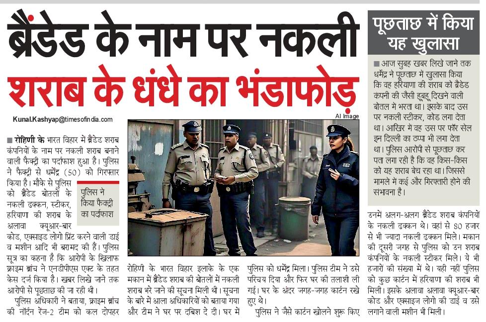 kunalkashyap_st's tweet image. रोहिणी में पकड़ी गई नकली शराब की फैक्ट्री।
@SandhyaTimes4u @NBTDilli @LtGovDelhi @CPDelhi @DelhiPolice 
@CrimeBranchDP 
#Delhi #DelhiPolice