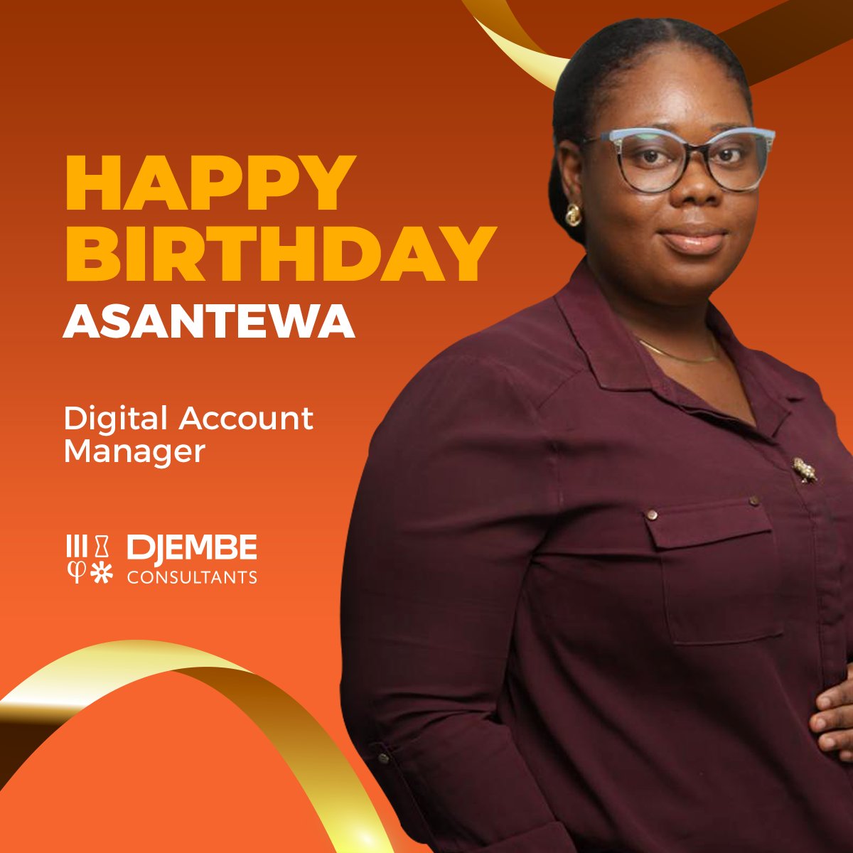 Double the Celebration! 🎉🎂
Join us in welcoming Asantewa Boafo-Asante as our new Digital Account Manager at Djembe Consultants—AND in celebrating her #birthday today! 🎊🎈Asantewa will drive client accounts and #digital campaigns, bringing fresh innovation to our strategies.