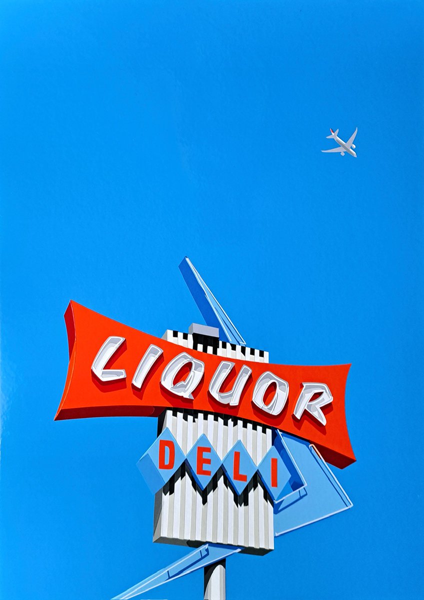 JClarkArtist's tweet image. A wee reminder of my latest editions in the Road Signs series. These 1/1 #handcut #vinyl originals are available to purchase here: joelclarkartist.store/search?q=road+… #Americana #route66 #vintage #retro #popart #artforsale #artistontwitter #roadsign #homedecorartwork #art #artist #artists