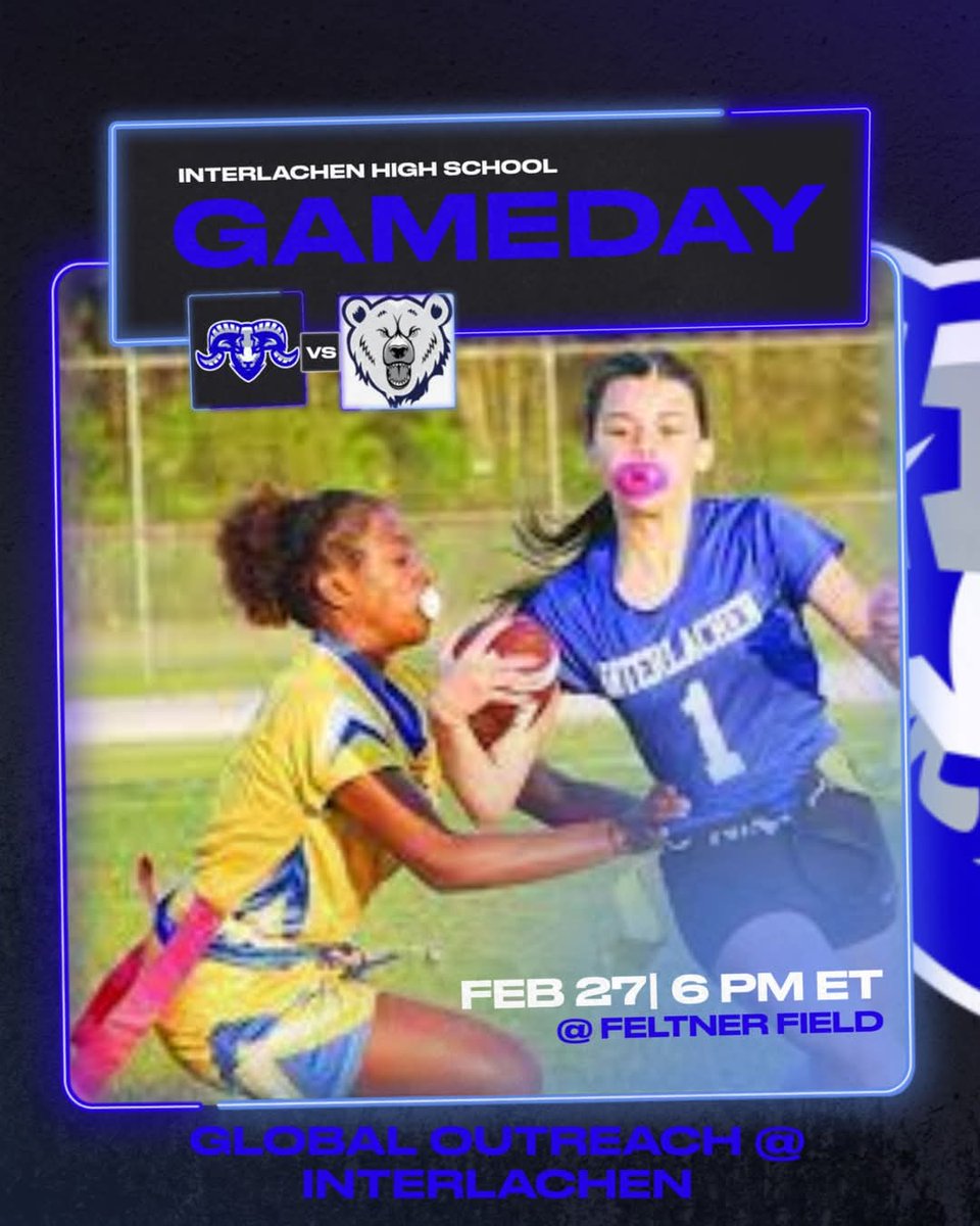 IHSFlagFootball's tweet photo. 🏈GAMEDAY 🏈

🔵Girls Flag Football 🔵

Vs Global Outreach Academy

🗓 : 2/27/24
⏰ : 6:00 pm
📍 : Interlachen Junior-Senior High School
🎟 : $7 cash only at the gate

NFHS network Live feed:

https://t.co/mI2AM1Kct0

🚨🚨 BEWARE OF SCAM STREAMING LINK POSTS🚨🚨 https://t.co/574HF8A9sG