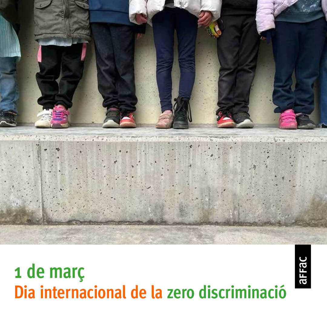🗓️ Dia Internacional de la Zero Discriminació.

Els centres educatius són clau per treballar el respecte i la igualtat amb les persones que ens envolten.

🌻 Avui, més que mai, reafirmem el nostre compromís amb una educació inclusiva, equitativa i respectuosa amb la diversitat!