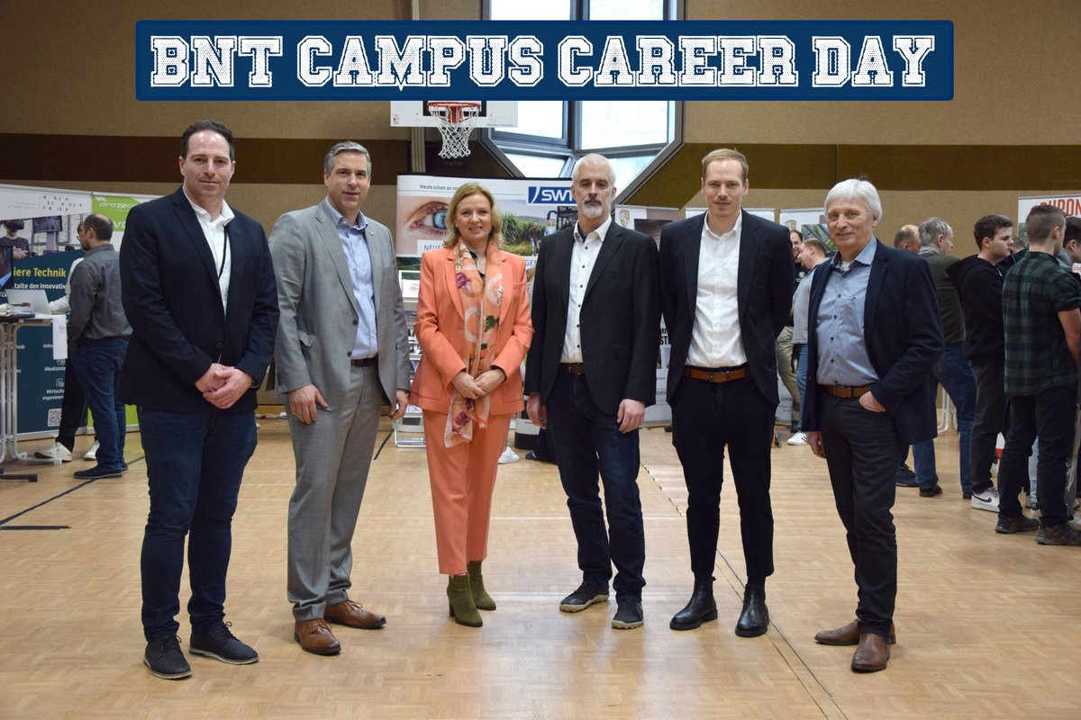 🚀BNT Campus Career Day 2025: Vernetzung von Bildung und Wirtschaft 💼🎓Am 25. 02. trafen sich 40 Unternehmen am <a href="/BntTrier/">BNT-Trier</a>  mit zahlreichen Schüler:innen, um über Karrierechancen, Berufe und Zukunftsperspektiven zu sprechen.#BNTCareerDay #BNTCCD #eduHUBtrier #wfgtrsab #bnttrier
