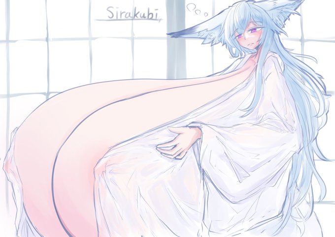 やっと絵を描く事ができた…。
白扇さんもお目覚めです。 