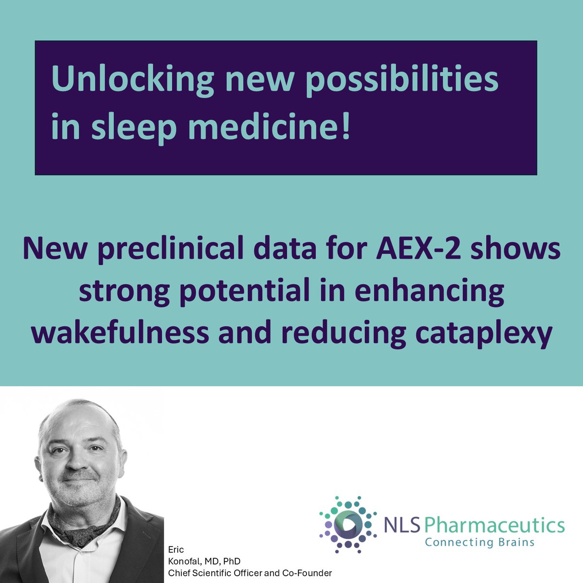 NLS Pharmaceutics announces new preclinical data for AEX-2, our groundbreaking dual orexin receptor agonist! 🧠✨ AEX-2 enhances wakefulness &amp; reduces cataplexy—transforming sleep disorder treatments! #innovationquotes feeds.issuerdirect.com/news-release.h…