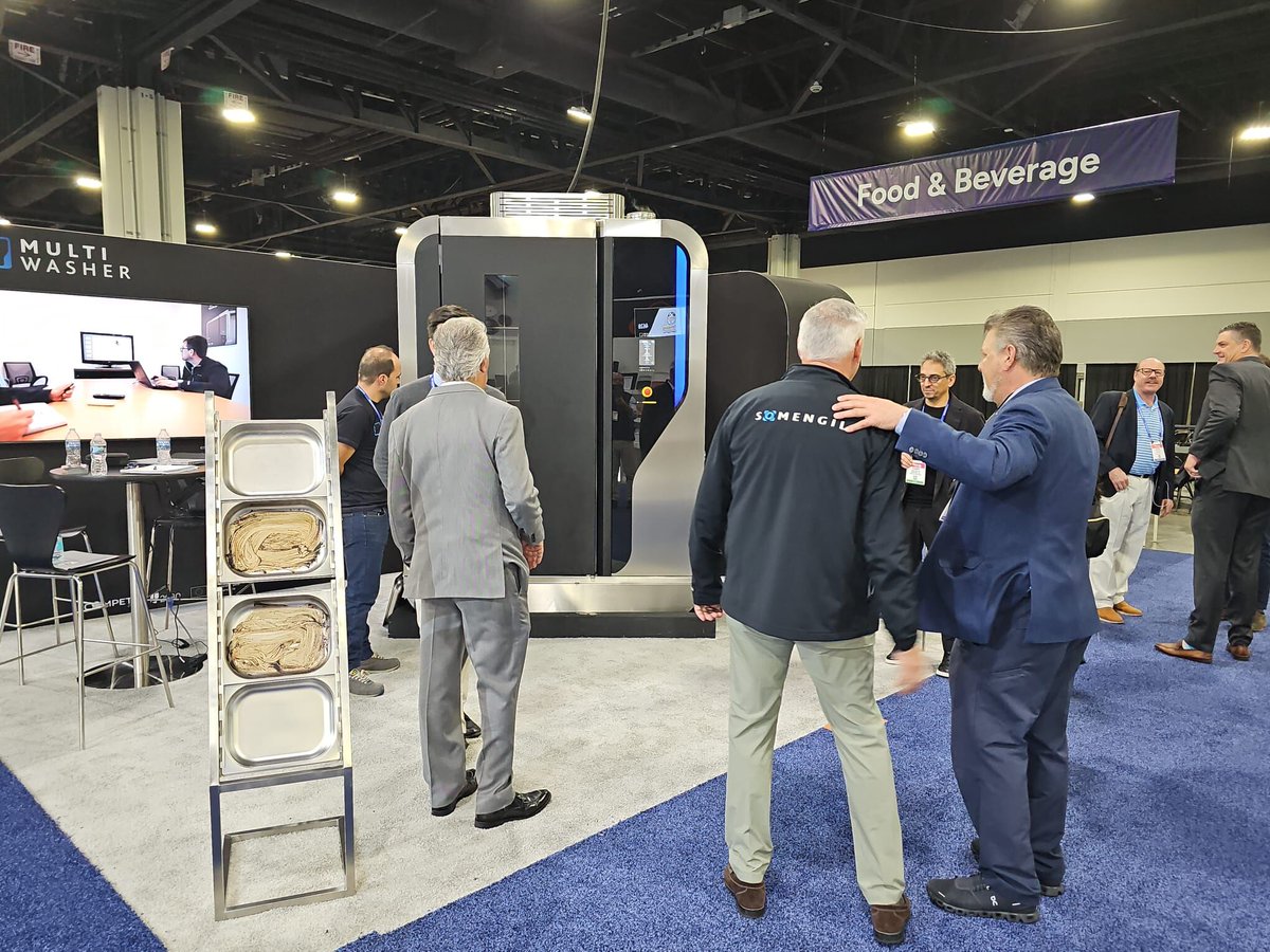 somengil's tweet image. Don't miss the chance to meet Multiwasher at North American Association of Food Equipment Manufacturers (NAFEM). The Somengil team will be on hand to give you a demonstration of the Multiwasher.
Join us at stand 4545!

#Somengil #Multiwasher #TheNafemShow
