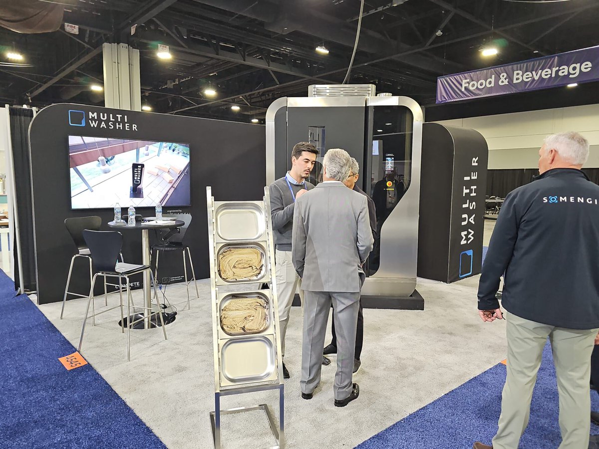 somengil's tweet image. Don't miss the chance to meet Multiwasher at North American Association of Food Equipment Manufacturers (NAFEM). The Somengil team will be on hand to give you a demonstration of the Multiwasher.
Join us at stand 4545!

#Somengil #Multiwasher #TheNafemShow