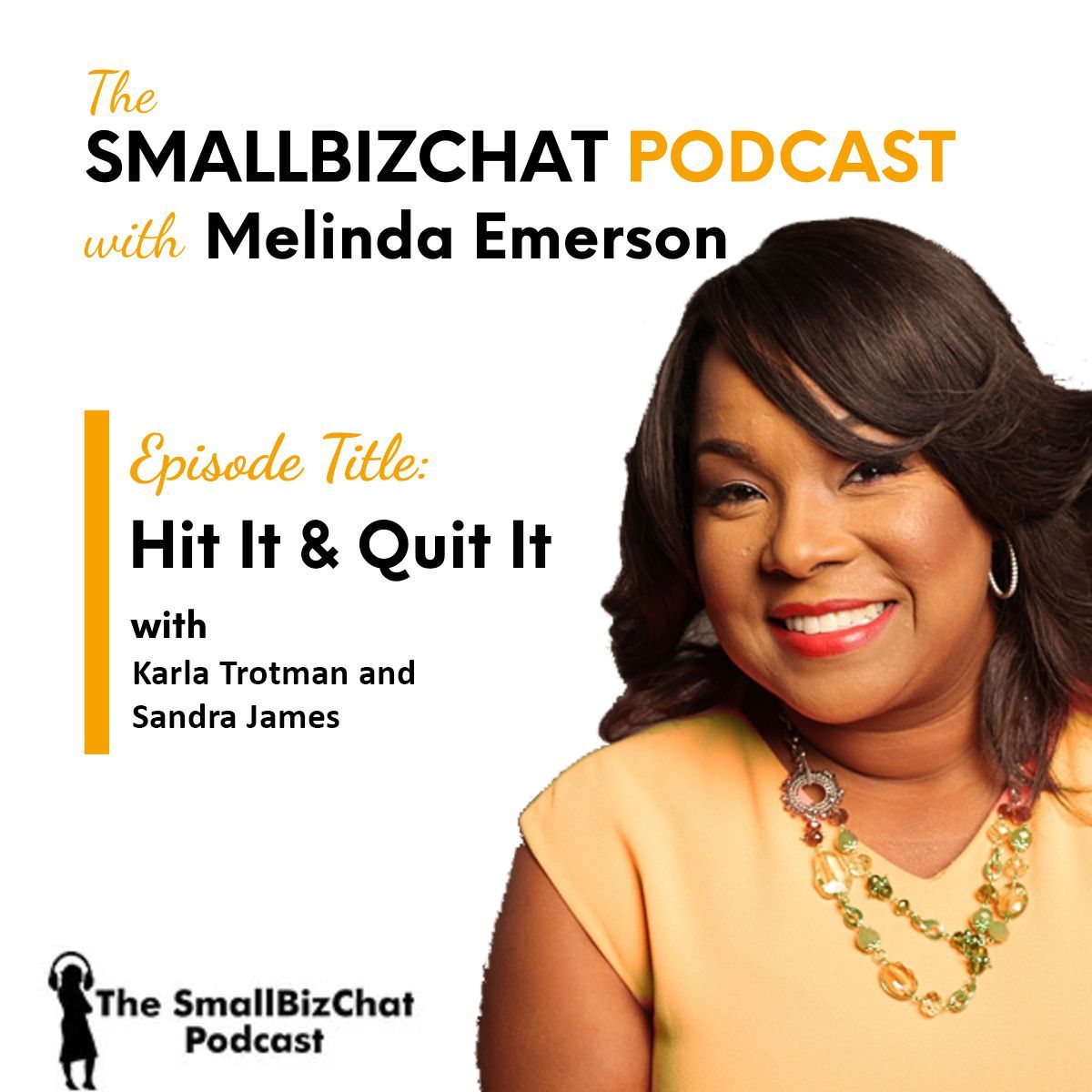 This week, Karla Trotman &amp; Sandra James join Melinda Emerson for a fast-paced "hit it and quit it" panel discussion! 🎤💡

🎧 Listen now: buff.ly/418z0En 

💬 What’s YOUR favorite business book or podcast? Drop it in the comments! ⬇️ #EntrepreneurTips #PodcastLovers