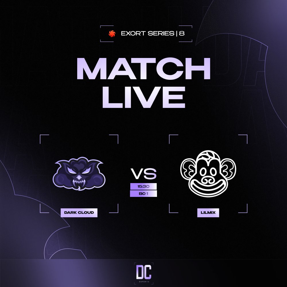 DC Esports (@darkclouds_cs) on Twitter photo 😍 Interesting matchups today! Right now there will be a match, believe me today is a very charged day!
🔥 <a href="/DarkClouds_CS/">Wait new organization</a> vs <a href="/Lilmixgg/">Lilmix Esports</a> : 14:30 CET | 15:30 GMT +2
Come to the stream and support our team. ❤️
📺twitch.tv/exort_en 😍 Interesting matchups today! Right now there will be a match, believe me today is a very charged day!
🔥 <a href="/DarkClouds_CS/">Wait new organization</a> vs <a href="/Lilmixgg/">Lilmix Esports</a> : 14:30 CET | 15:30 GMT +2
Come to the stream and support our team. ❤️
📺twitch.tv/exort_en
