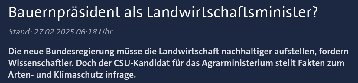Das tolle an Fakten ist eigentlich, dass man sie gar nicht infrage stellen kann...