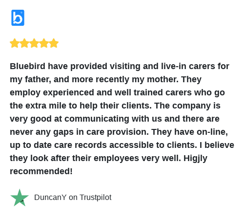 BluebirdCareAS's tweet image. We just received a great review on Trustpilot. Thank you Duncan for your feedback.  trustpilot.com/review/bluebir…