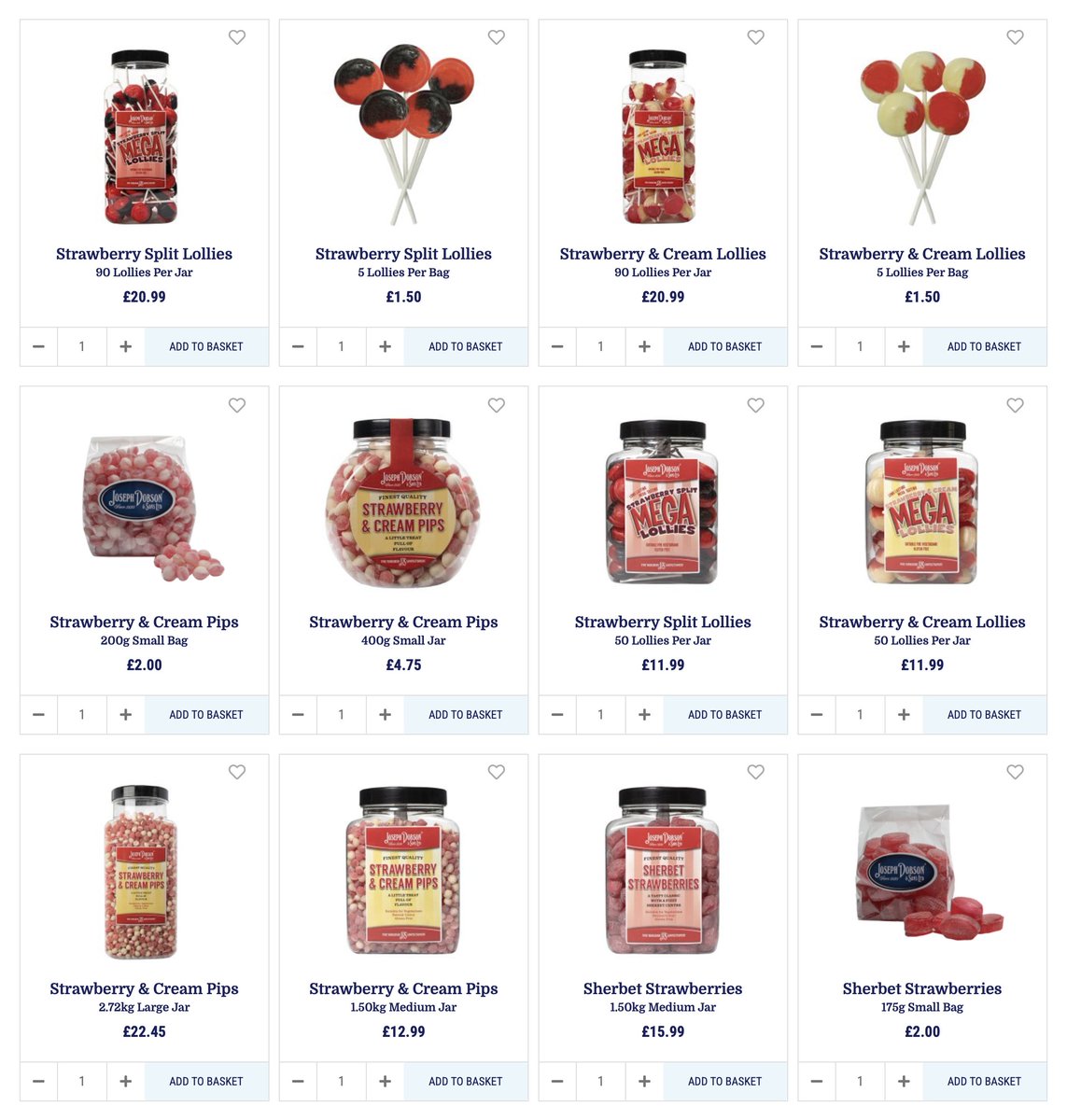 JosephDobsons's tweet image. Spoilt for choice on National Strawberry Day! Lollies, Pips and Sherbets, available in retailers and online at dobsons.co.uk now! #nationalstrawberryday #strawberry #spoiltforchoice