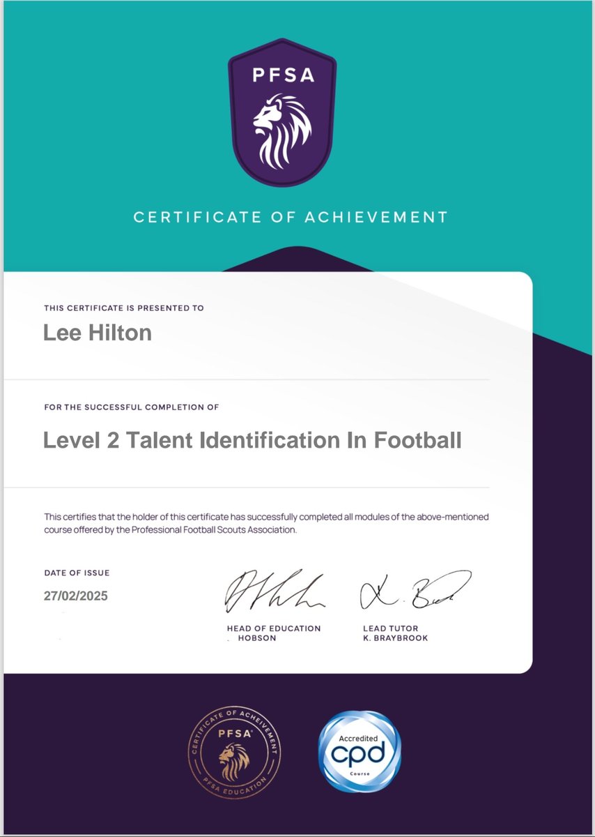 The12thRover's tweet image. Level 2 Talent ID passed. Onto Opposition now. @ThePFSA 

#PFSA #Scouting