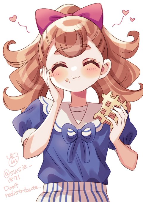 #このタグ見た人は食べ物を持ったキャラを貼る 