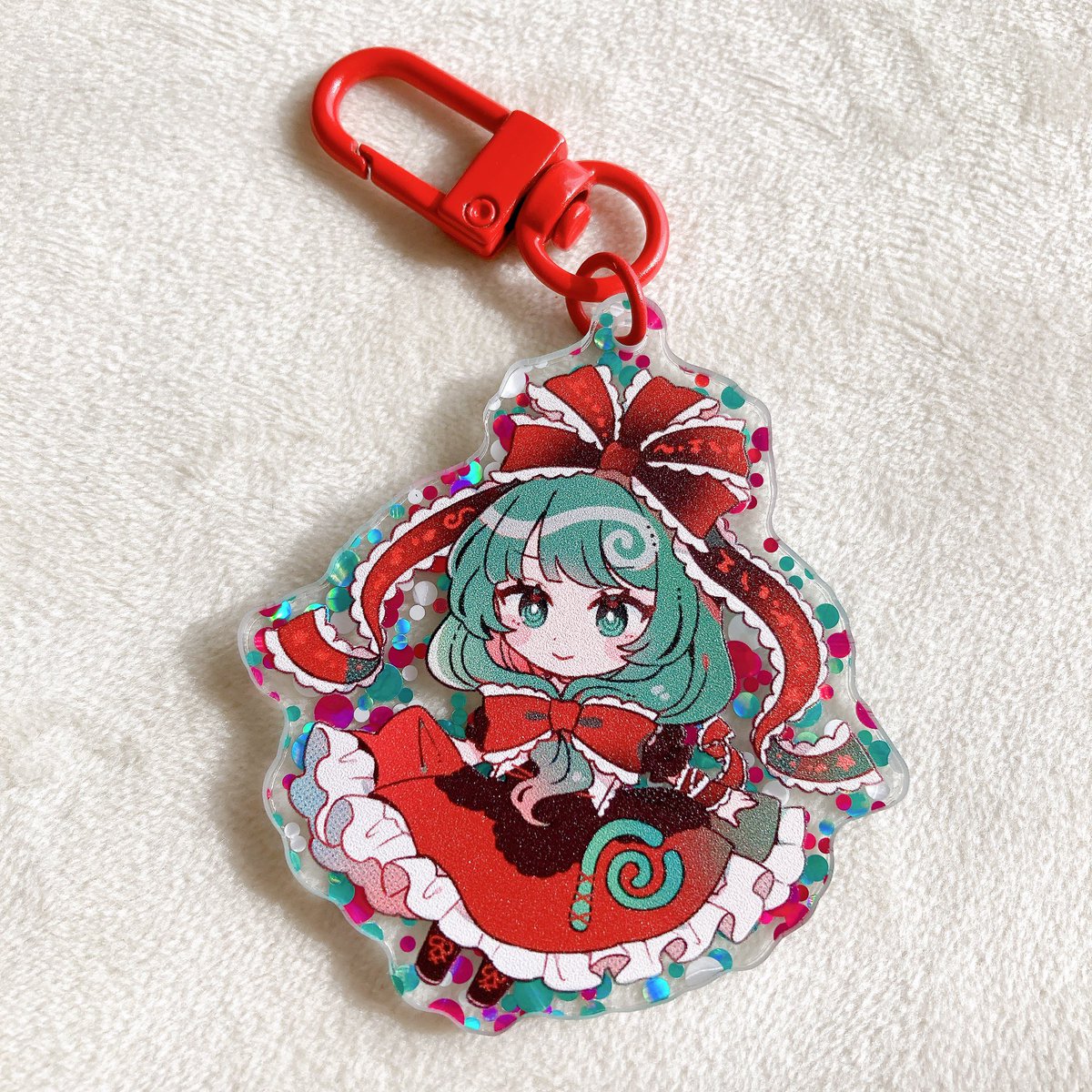 鍵山雛 「雛ちゃんアクキーを作りました!カラフル 」|もずくず🐘例大祭う34bのイラスト