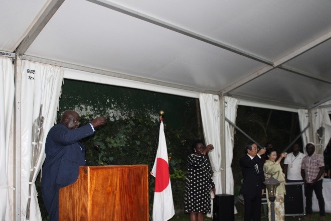 Amb. Sasayama was pleased to host the annual National Day reception in celebration of His Majesty the Emperor’s Birthday @ his residence on 20 Feb.  It was a wonderful opportunity for about 290 guests to experience the charms of Japan while enjoying Japanese foods &amp; culture