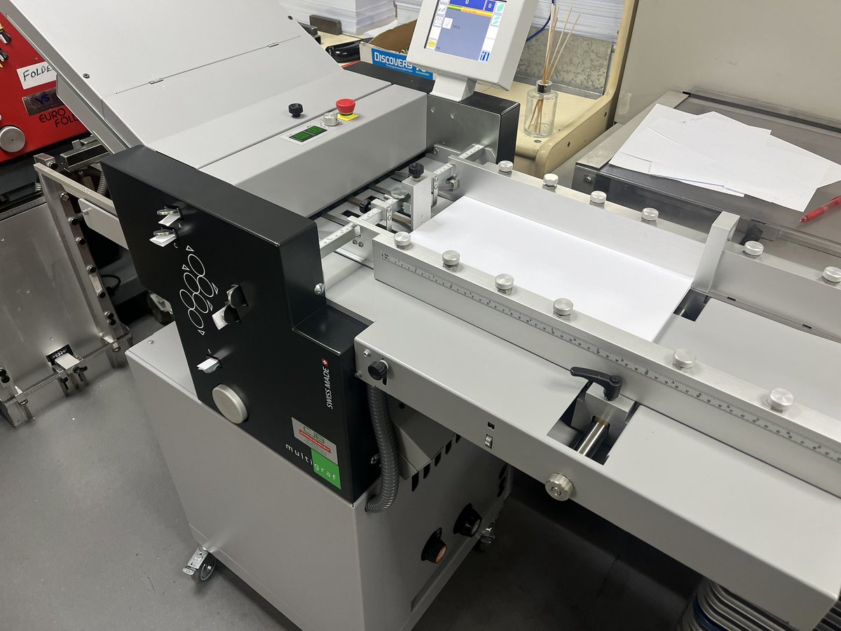 cjbprintequip's tweet image. ✅ Top Class Install ✅

This week we installed an amazing Multigraph Eurofold 435 SM Folder with pharmaceutical stacker. The perfect upgrade for high volume folding

#folding #folder #eurofold #printing #printfinishing #pharmacutical #repro #cjbprintingequipment