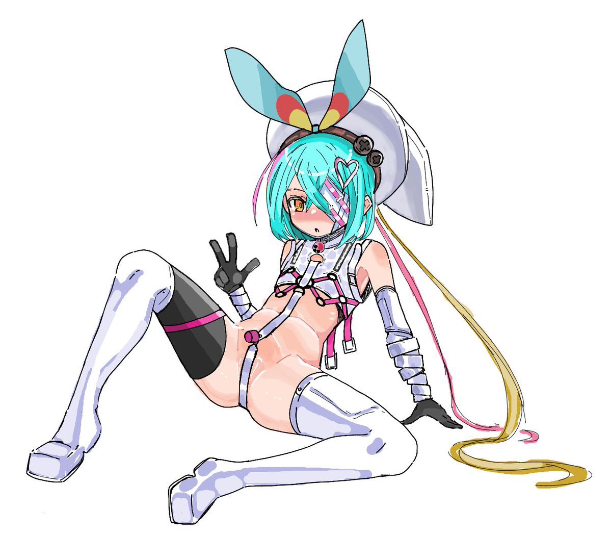 #今月描いた絵を晒そう
とうとうこの投稿にセンシティブが付きました。 