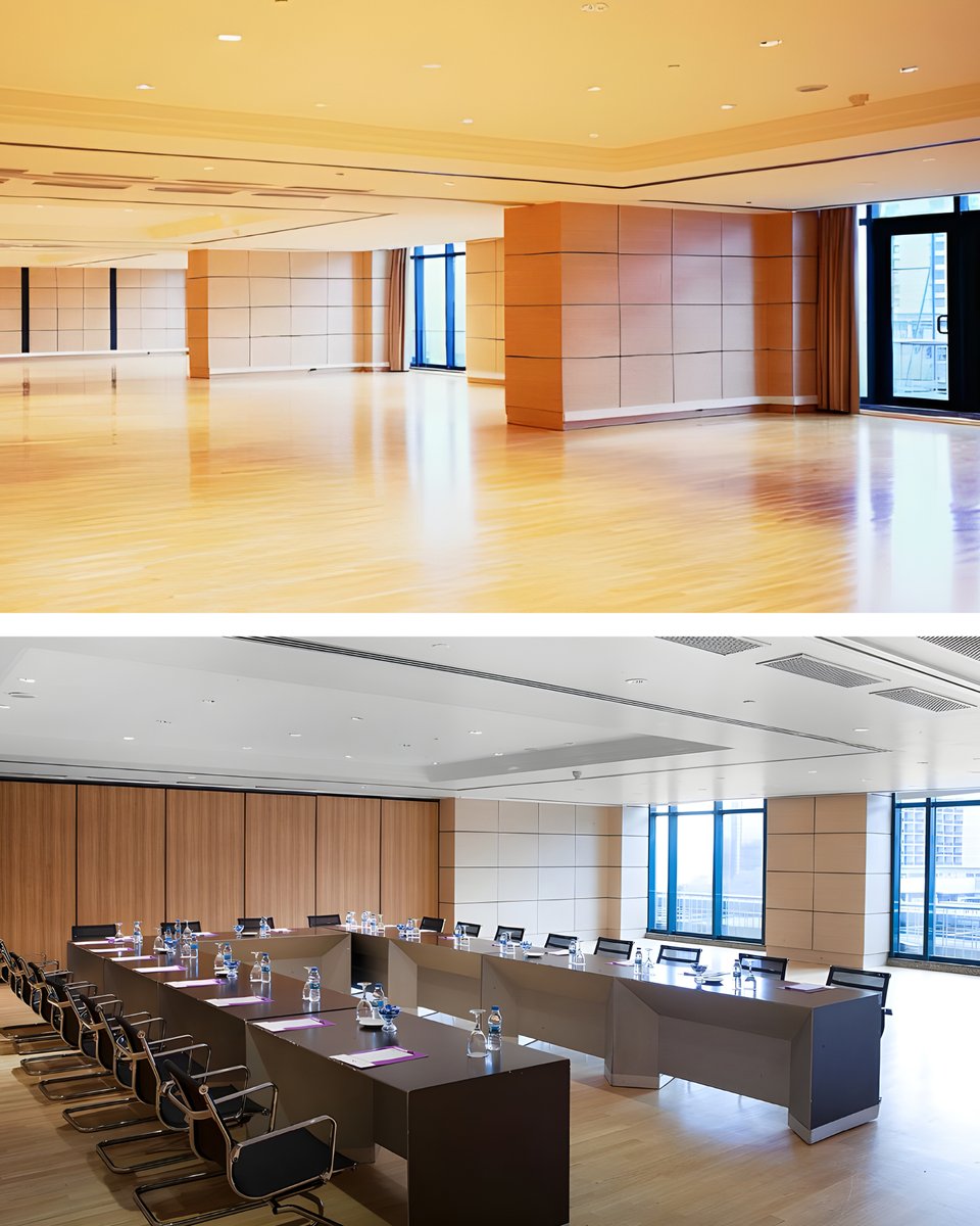 Dolmabahçe Salonu: Tek bir salon ya da A, B, C olarak (39 desibele kadar ses geçirmez) üçe bölünebiliyor. Boğaz manzaralı, gün ışığı alan bu salon; büyük etkinlikler, orta ölçekli toplantılar, yemekler ve resepsiyonlar için ideal.