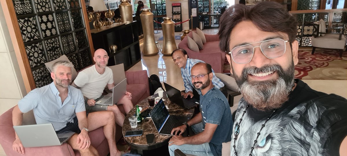 This week Danny and Mike touched down in India to catch up and spend some time with our amazing Recruso developers: Divyang, Savan and Kiran, they will be focusing on the Recruso Development Roadmap and discussing the current and future projects - exciting times!!