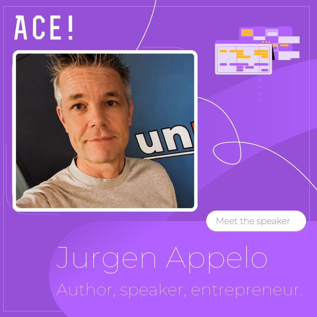 Meet our next keynote speaker. The author of many influential books, Jurgen Appelo has just finished his latest on the topic of AI. Join us at ACE! in May to meet him and hear his thoughts on how AI will impact leadership. aceconf.com

#agile #leadership