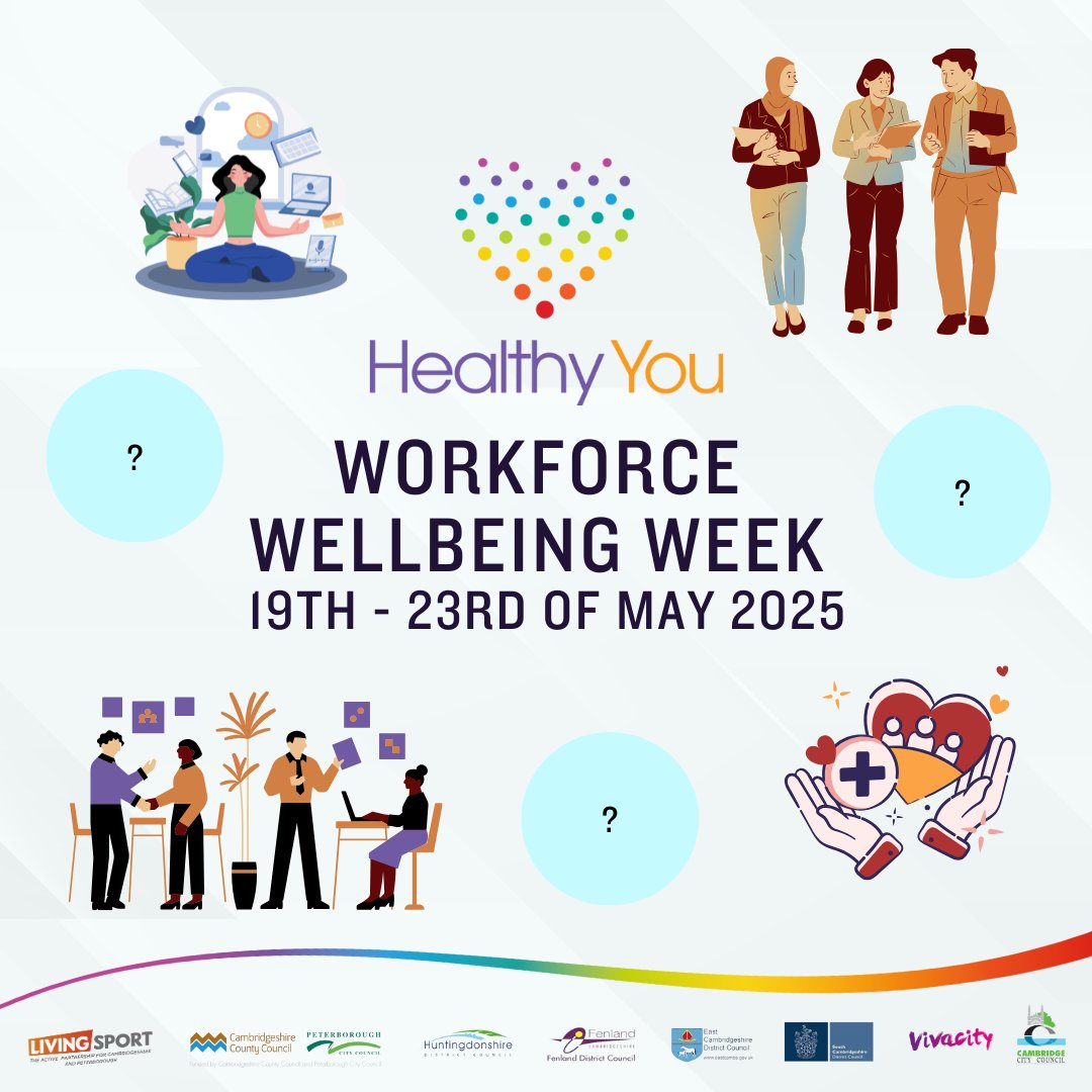 Something new is coming… #WorkforceWellbeingWeek!🚀

From the 19th-23rd of May 2025, we’re putting workplace wellbeing in the spotlight!🌟

Stay tuned!