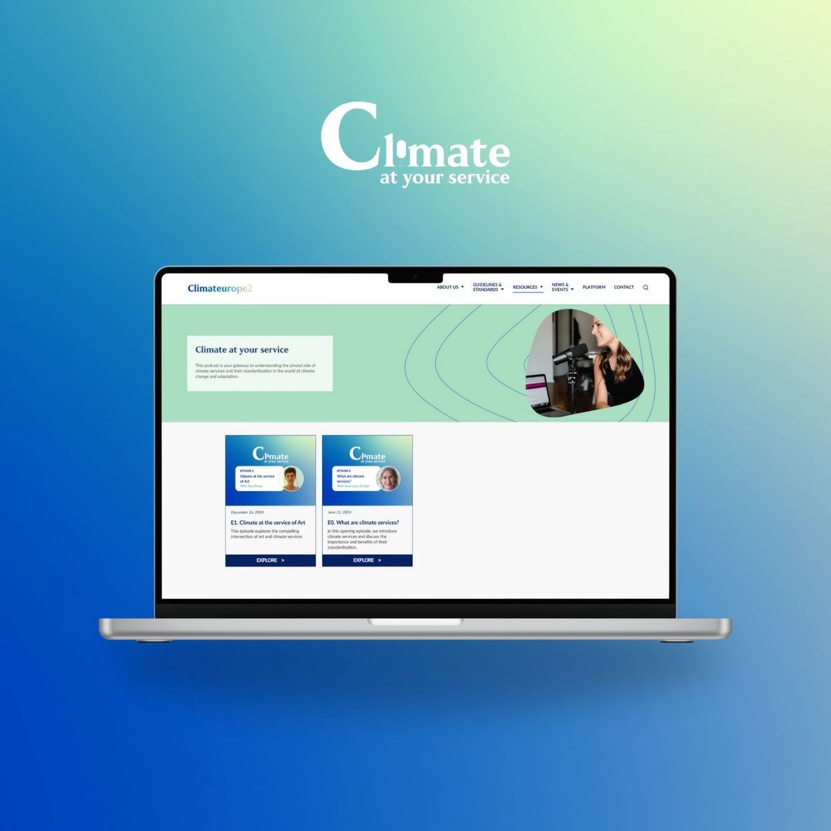 🎙️ Our podcast series is here to dive into key climate topics with experts from different fields. The first two episodes are already available

🔹 Ep 0 – Why do we need to standardise climate services? 
🔹 Ep 1 – When art meets climate science

🎧 buff.ly/4i2ozHV
