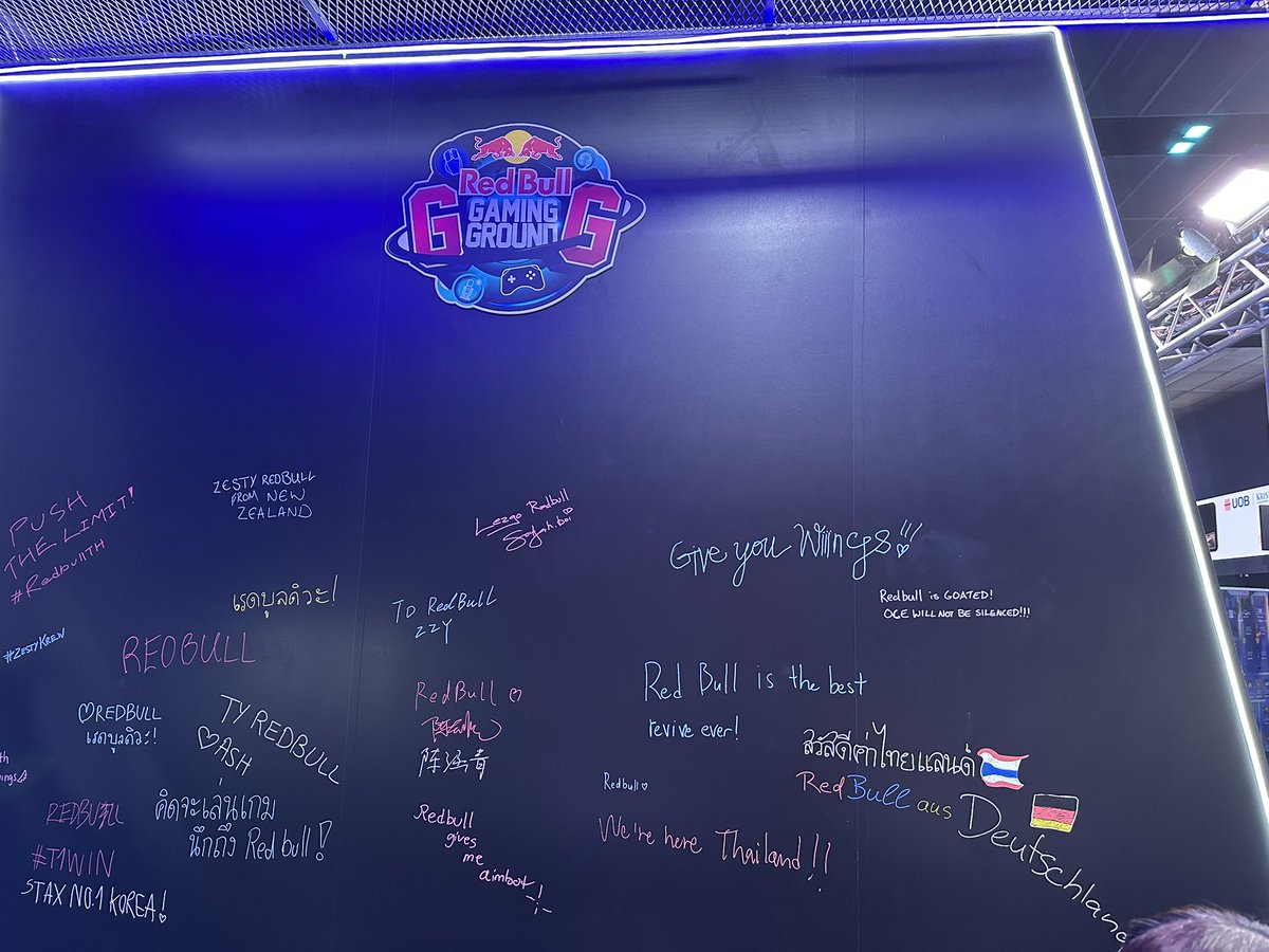 Spending time at Valorant Masters Bangkok! At the Redbull lobby #vctmasterbangkok #Redbull #VCT