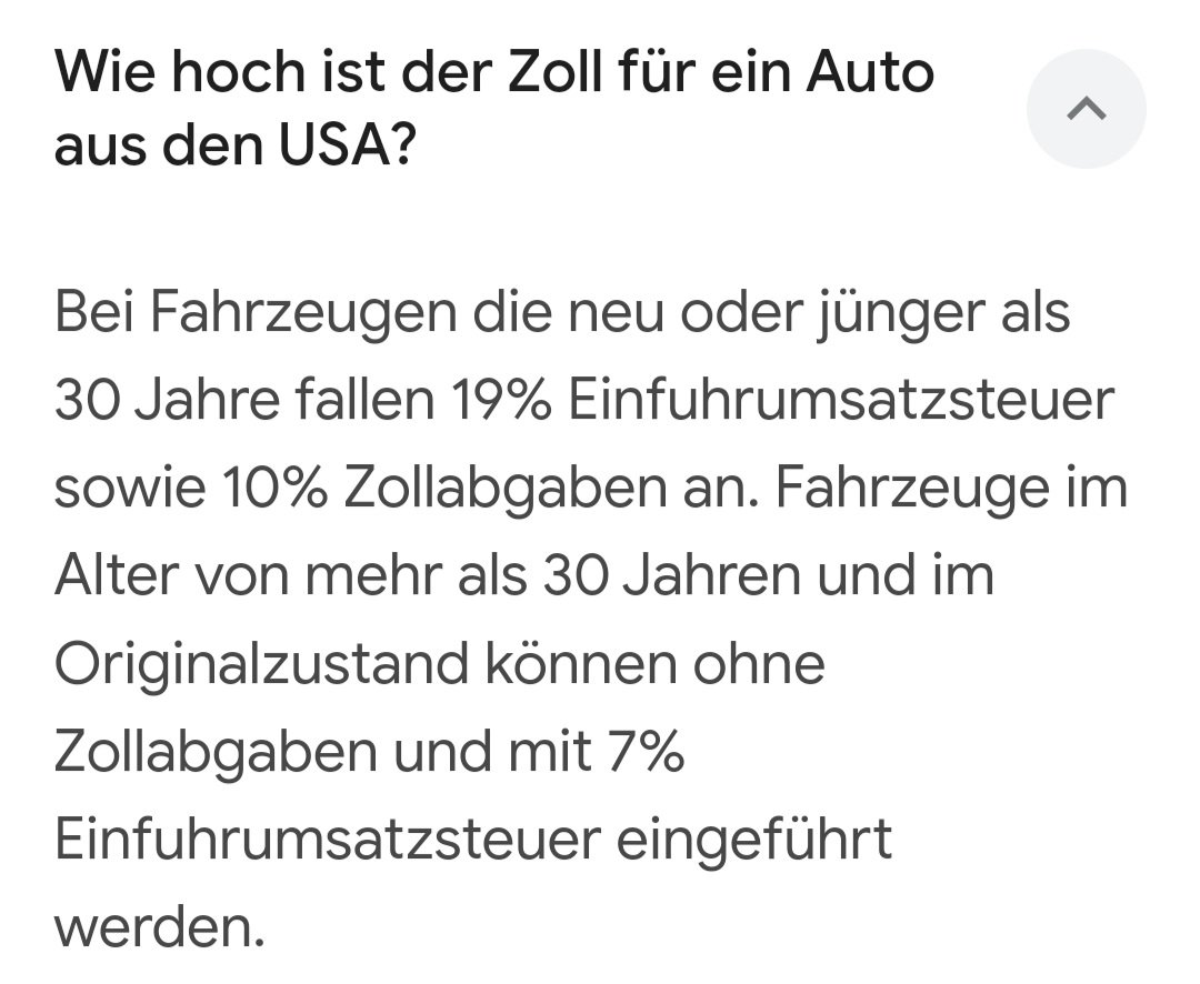 zukunft37's tweet photo. Donald #Trump will künftig Einfuhrzölle von 25% auf z.B. deutsche Autos.
Der deutsche Michel regt sich darüber auf, vergisst aber, dass Deutschland für ein US-Auto 10% Zoll plus 19% Einfuhrumsatzsteuer erhebt.
Erst rechnen, dann motzen!!! 😏 https://t.co/qg2tdAsP7w