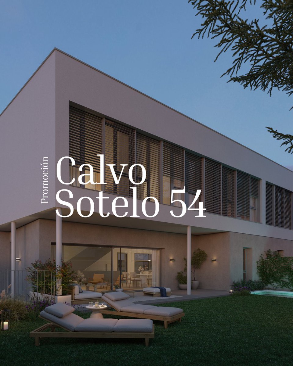 4 extraordinarias casas en POZUELO DE ALARCON

🏡Calvo Sotelo 54 te ofrece el privilegio de vivir en una casa única

♻ Un diseño moderno y sostenible con piscina privada y un jardín espectacular

📲 No dudes en contactar con nosotros para más información 
proelconsultoria.com/promocion/pozu…
