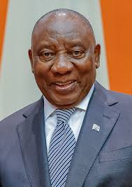 President Cyril Ramaphosa, the people's President. Loved by all South Africans. ✊✊✊