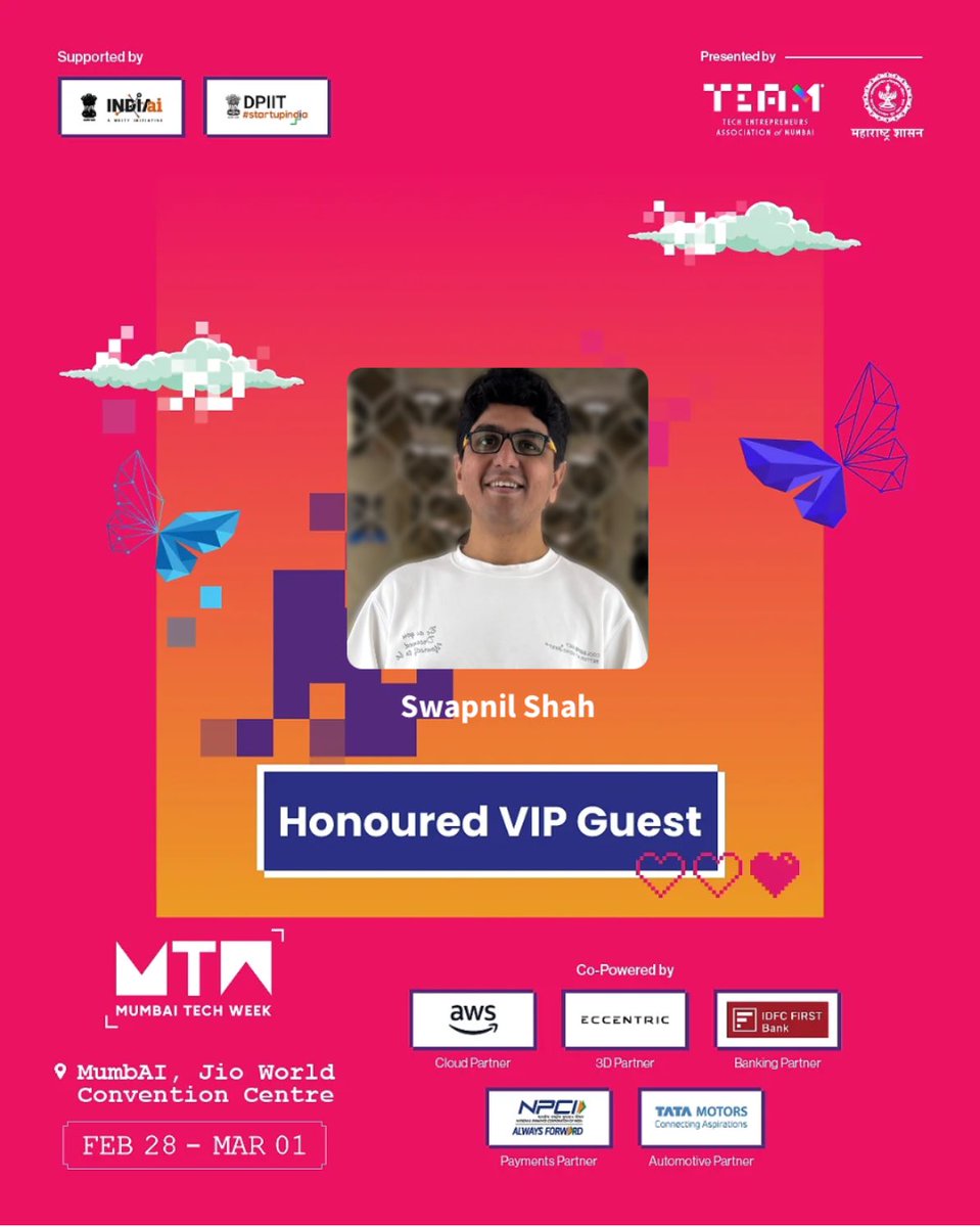 connectswap's tweet image. Anyone around ? It&apos;s mumbAI time 🚀 

#MumbaiTechWeek #MTW 

#BootstrappedStartup #B2CVerticalAI 

#PerplexityAIFellow #IITIncubated