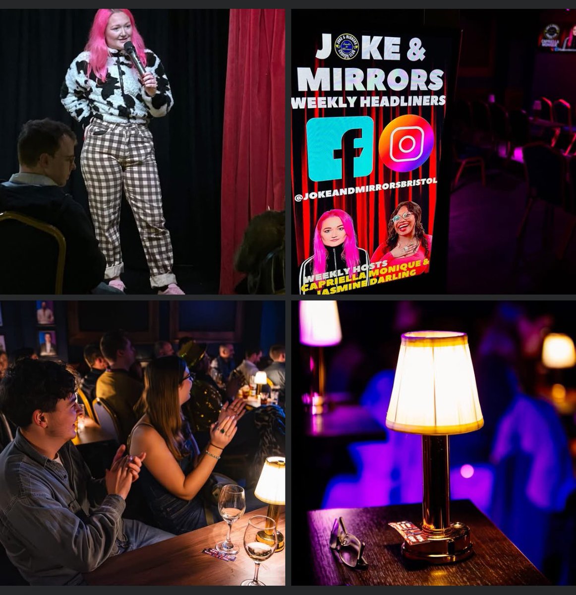 Join Host Capriella Monique this Monday for Live Stand-Up Comedy in the Smoke and Mirrors theatre with Headliner Ben Pope!

Tickets for this Monday and all future events can be found at smokeandmirrorsbar.com/tickets

 #BookNow #Theatre #Comedy #Bristol #smokeandmirrorsbar #BristolEvent