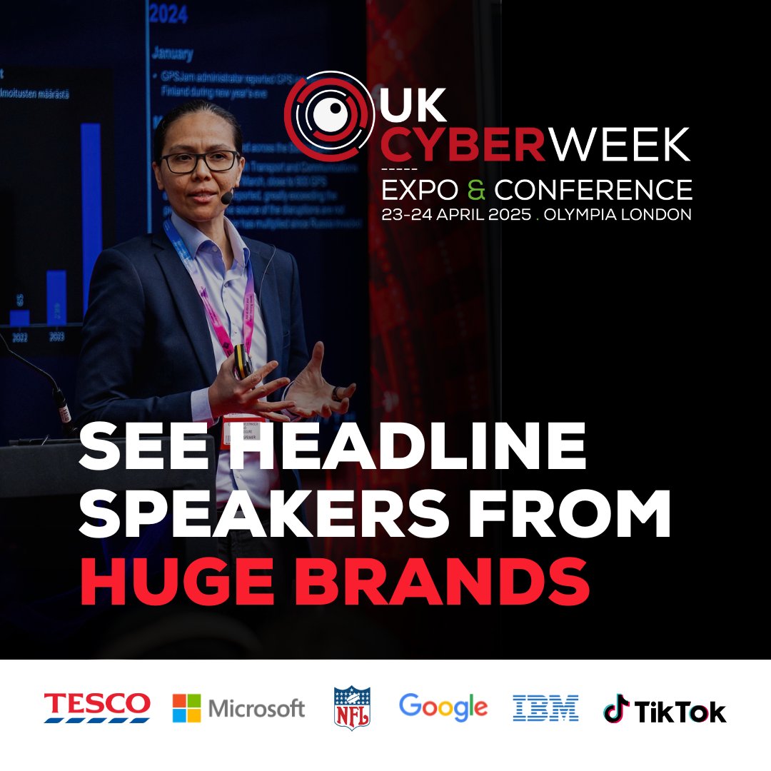 🌟 WOW - LOOK AT WHO WE'VE GOT FOR YOU THIS YEAR! 🌋 This might be the best line up so far... 👀

▶️ Click here to see our brilliant speakers: ukcyberweek.co.uk/speakers

Secure your FREE ticket here: registration.iceni-es.com/uk-cyber-week/…

#UKCW25